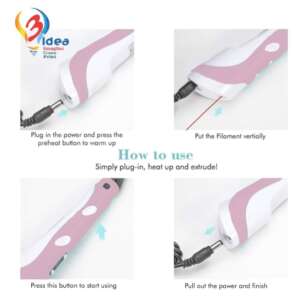 3D Pen Pink with screen