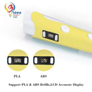 3D Pen Yellow with screen