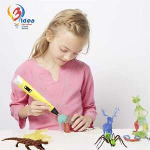 3D Pen Yellow with screen